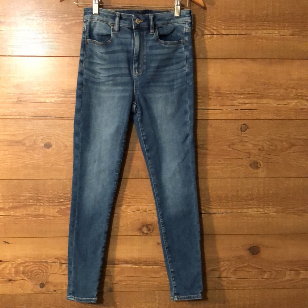 American Eagle sz 4 Super Hi-Rise Jegging